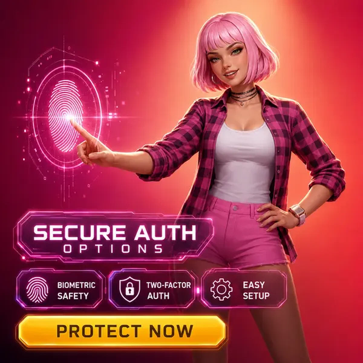 Speler die toegang krijgt tot biometrische login bij Biometrische Beveiliging en Twee-Factor Authenticatie Opties